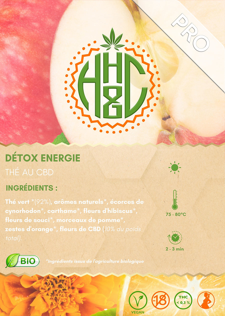Détox Energie Bio / Vrac Pro - Happy Hemp & Co