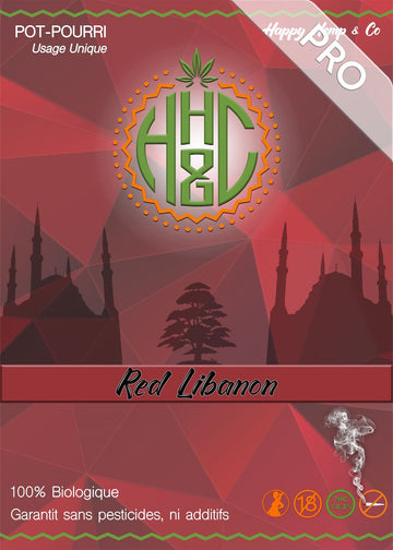 Red Libanon 10% / Pro - Happy Hemp & Co