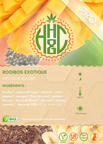 Rooibos Exotique Bio / Vrac Pro - Happy Hemp & Co