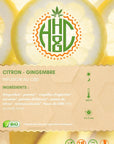 Infusion Citron Gingembre Bio - Happy Hemp & Co