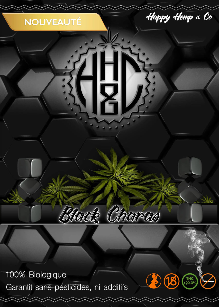 Black Charas 40% - Happy Hemp & Co