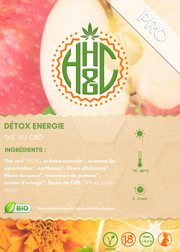 Détox Energie Bio / Vrac Pro - Happy Hemp & Co