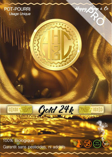 Gold 24k 20% / Pro - Happy Hemp & Co