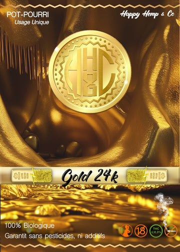 Gold 24k 20% - Happy Hemp & Co