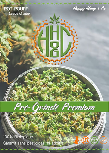 Pré-grindé - Premium - Happy Hemp & Co