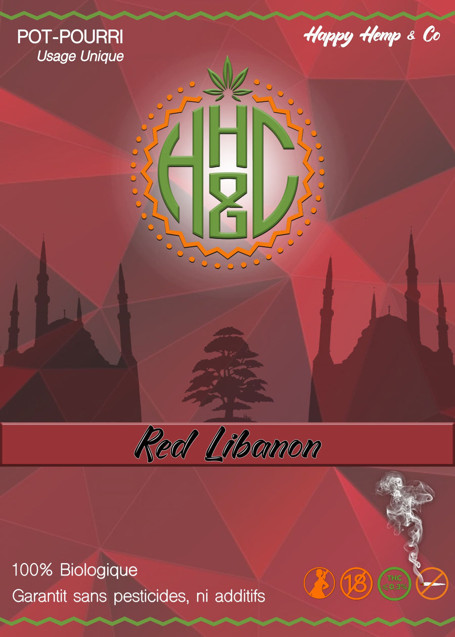 Red Libanon 10% - Happy Hemp & Co