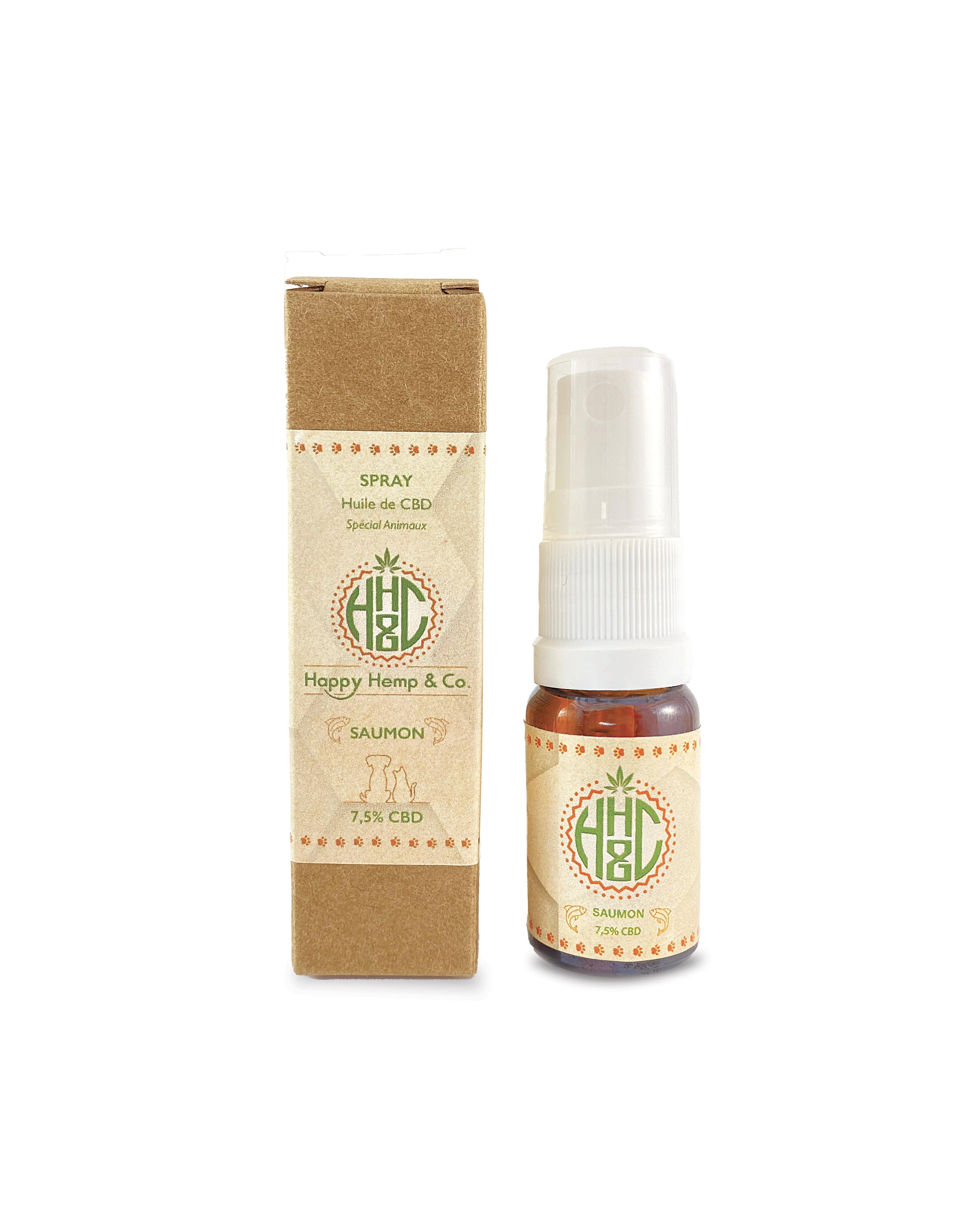 Huile Saumon 2,5% CBD - Chien et Chat - Origine CBD Shop