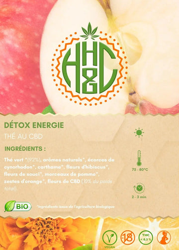 Détox Énergie Bio - Happy Hemp & Co